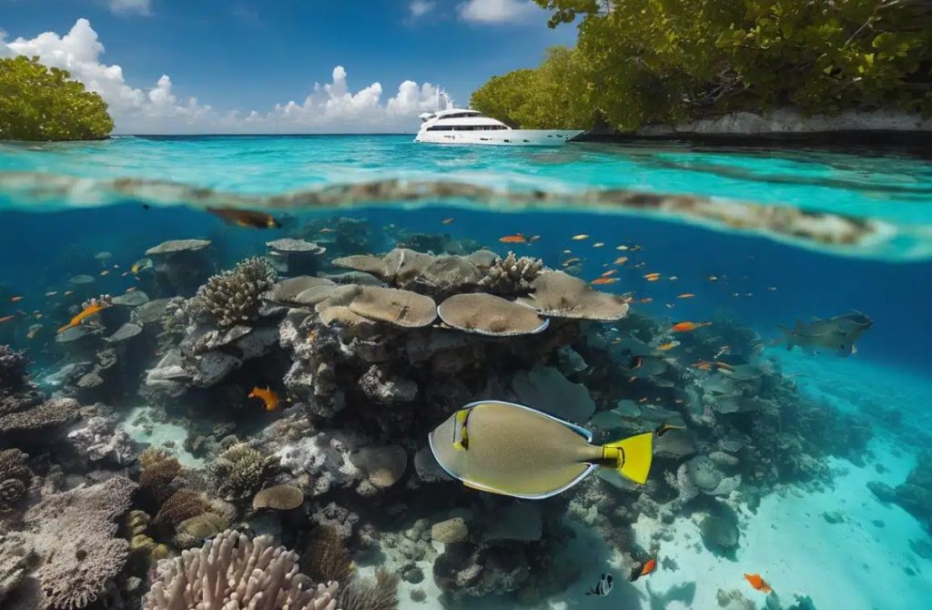Chac Mool and coral reefs